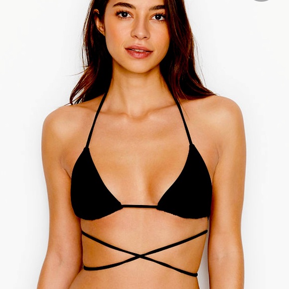 Victoria's Secret Other - Victoria’s Secret Santorini Strappy wrap triangle bikini top~